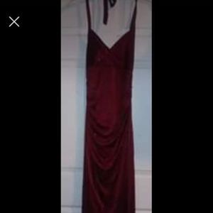 Burgundy Gown
